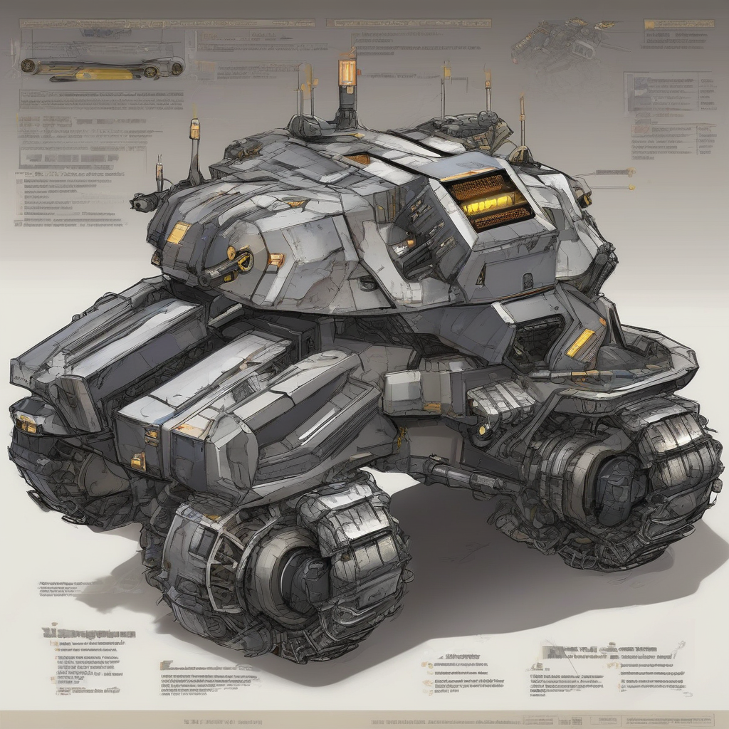 Artwork for Izmech Demonrex Assault Vehicle