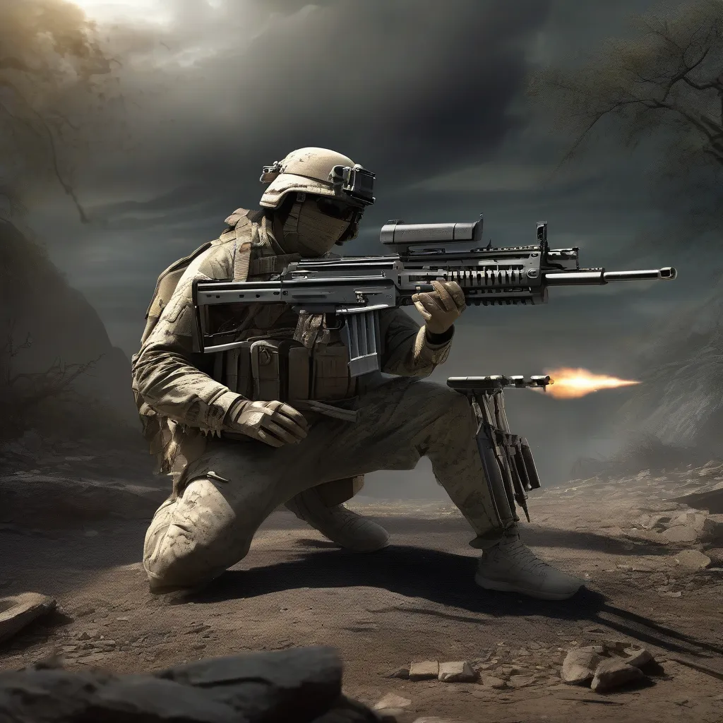 Artwork for M249 Automatic Machine Gun