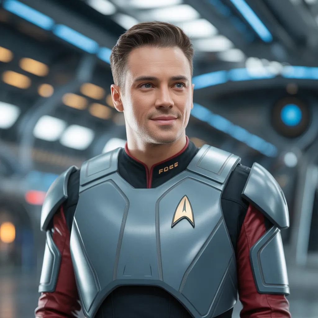 Starfleet Light Armor Cuirass Uniform artwork 4