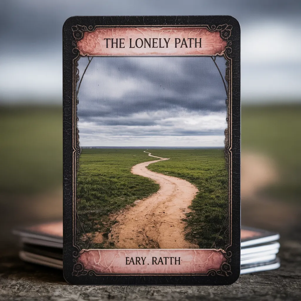 Artwork for "The Lonely Path" Card