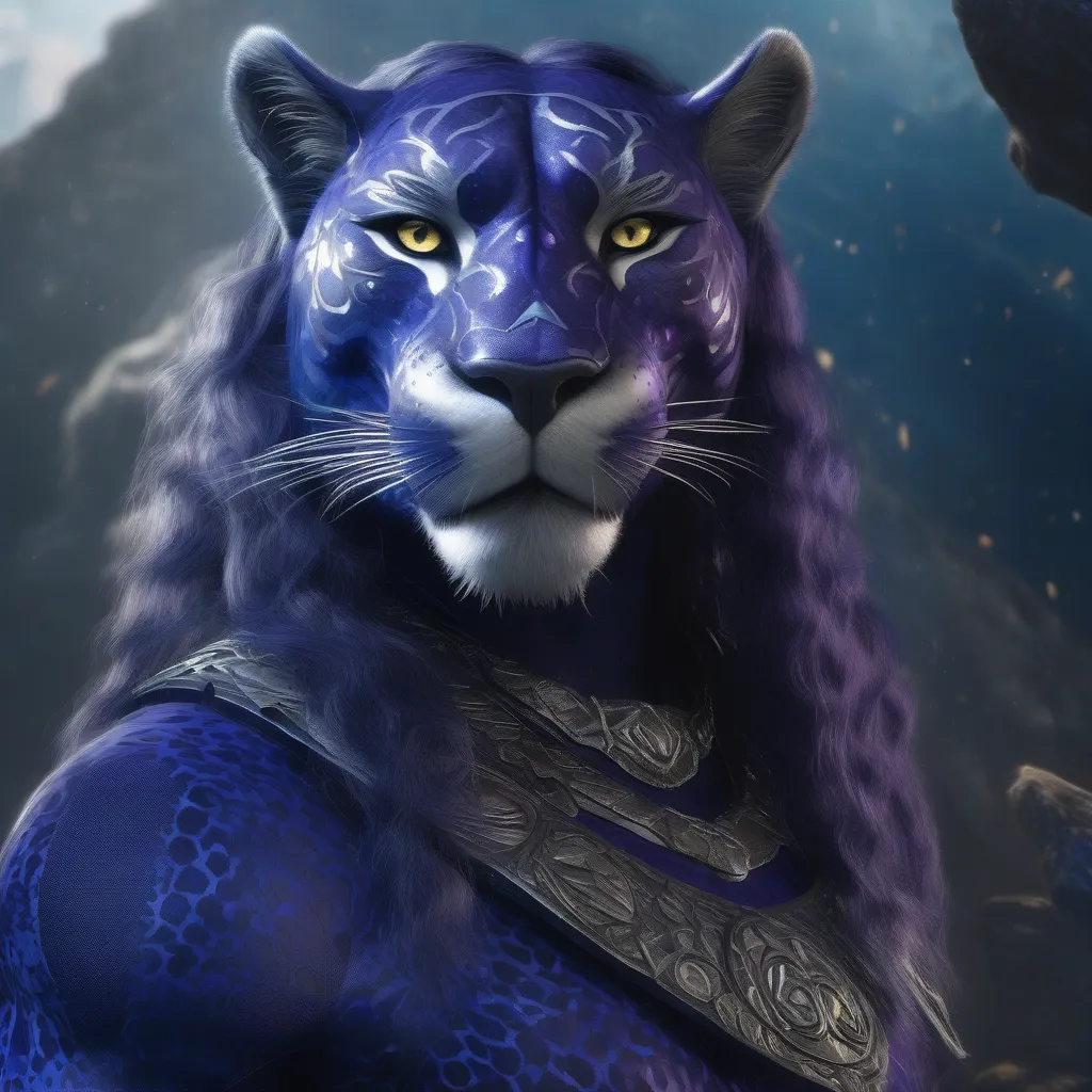Artwork for The indigo silver cougar