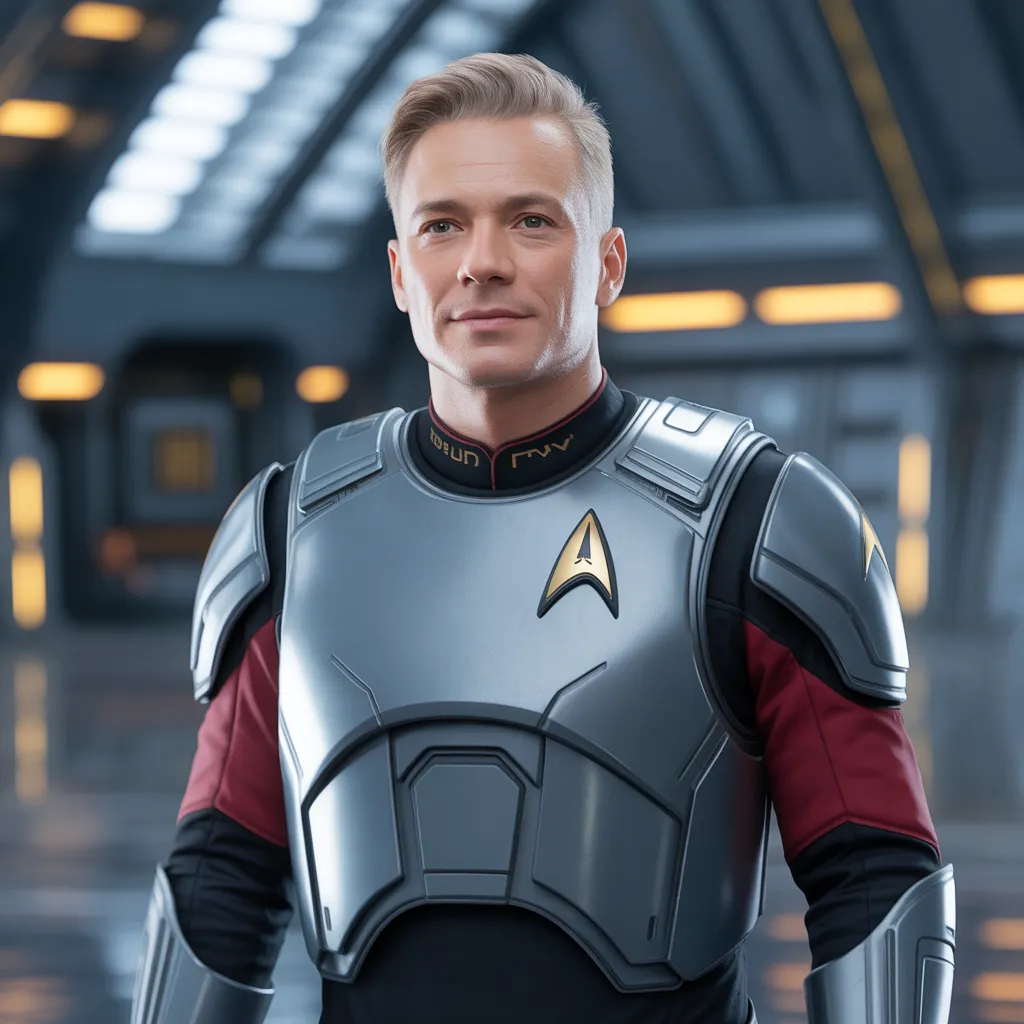 Starfleet Light Armor Cuirass Uniform artwork 2
