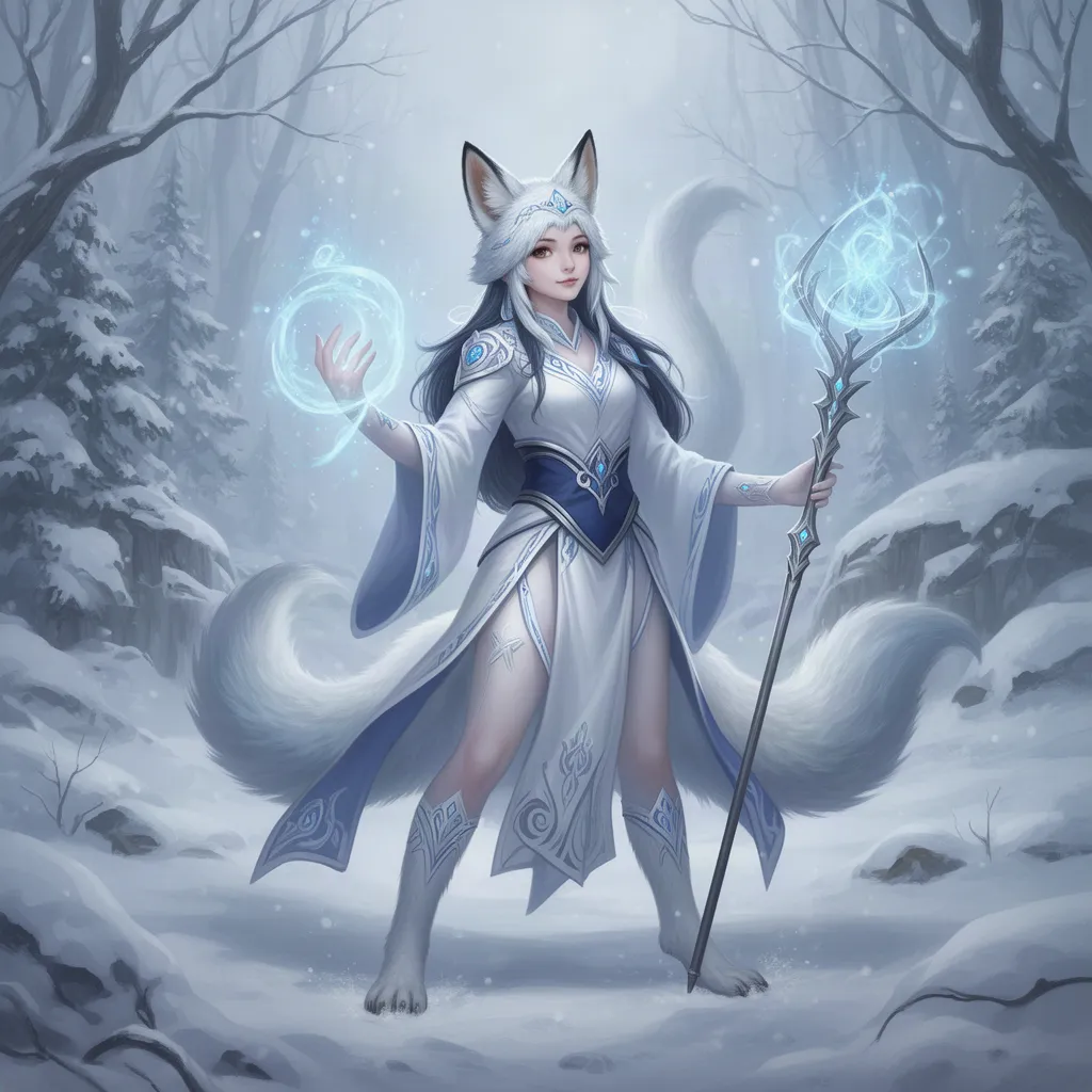 Su The Artic Fox Kitsune artwork 3