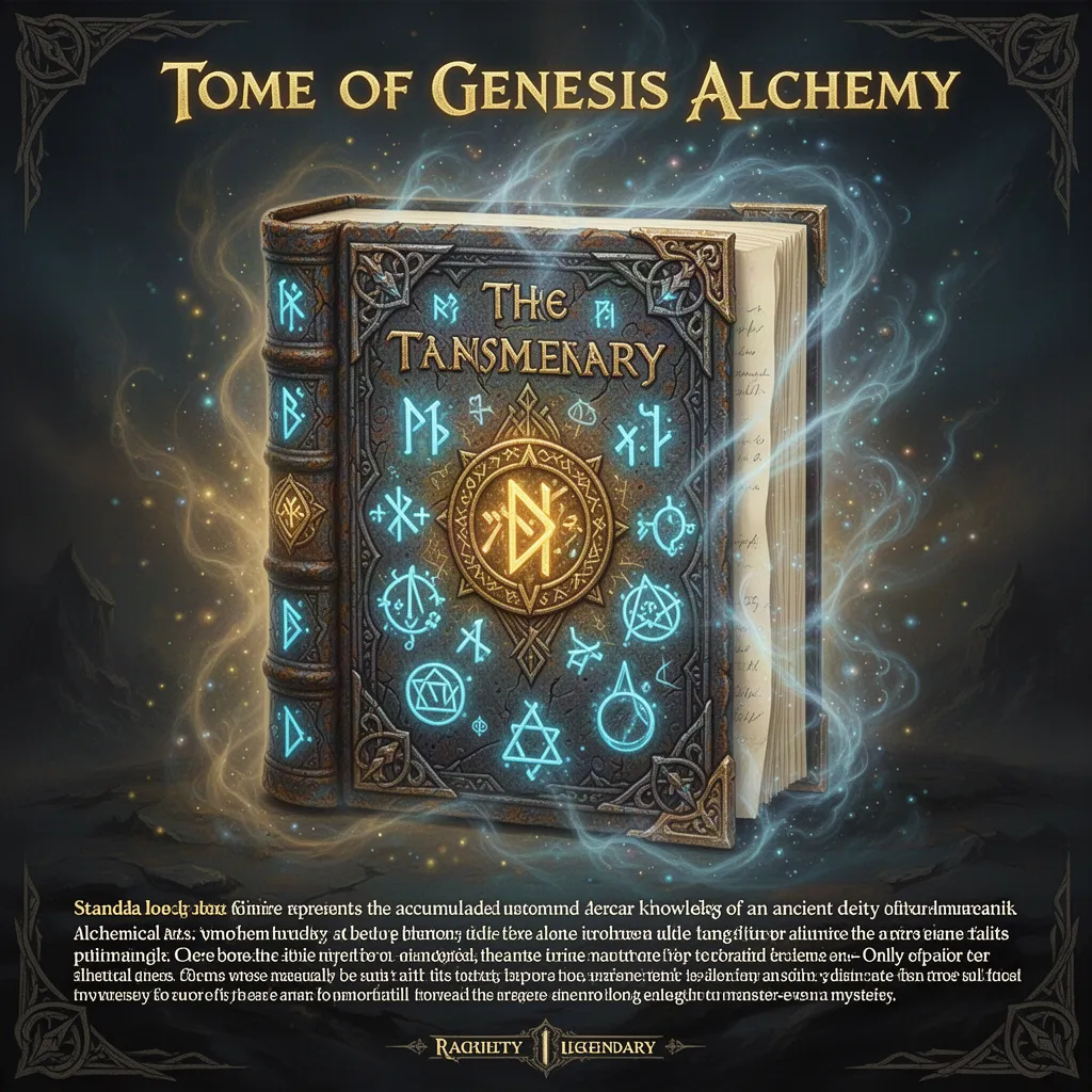 Artwork for Tome Of Genesis Alchemy