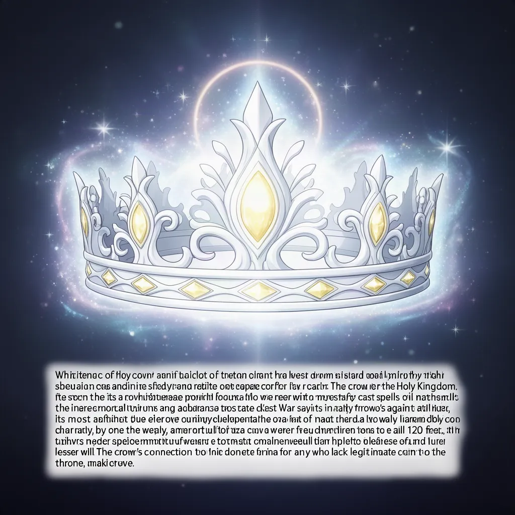 Artwork for White Magical Crown