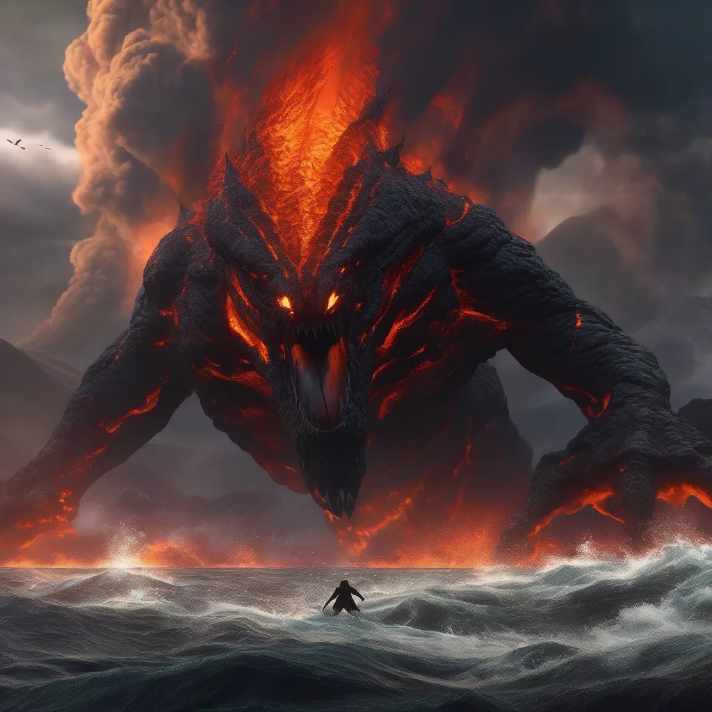 Lava Alligator artwork 3