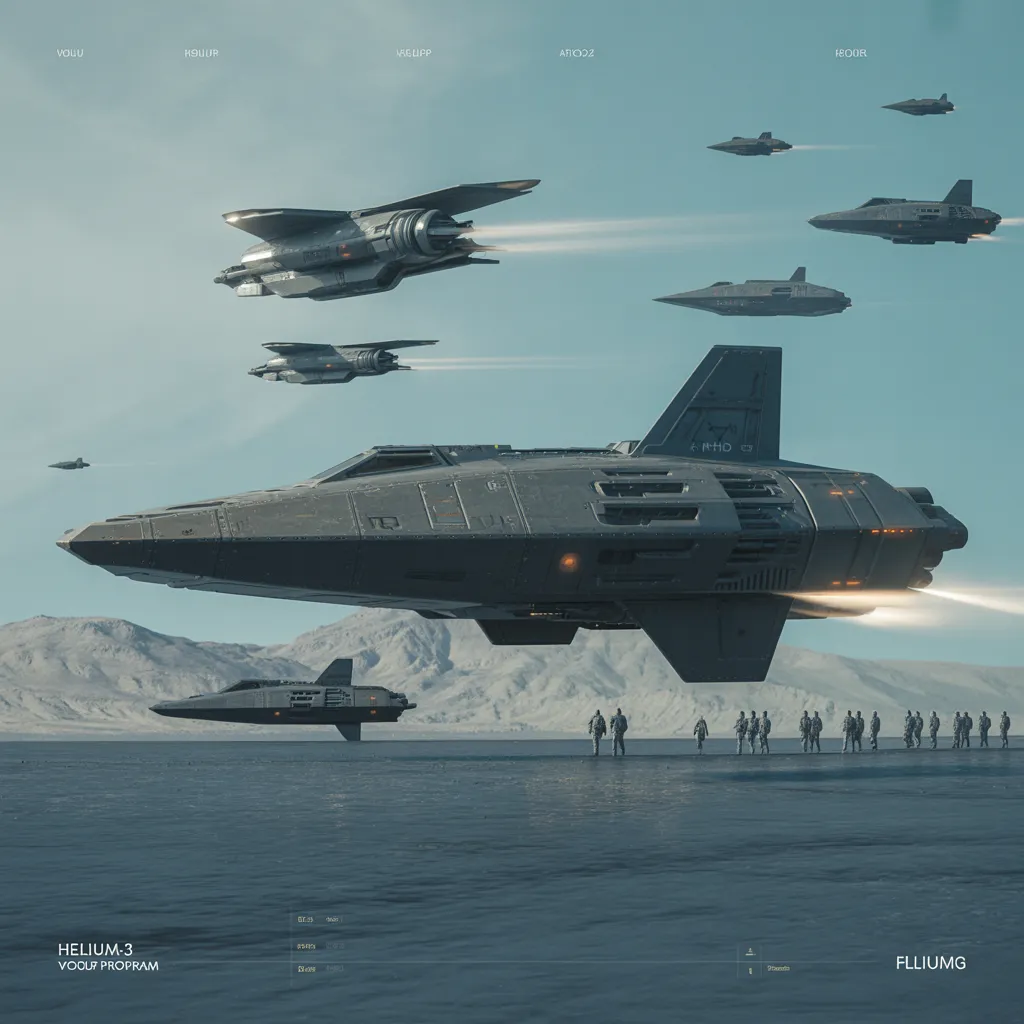 Artwork for Helium-3 Vehicles And Constructs.