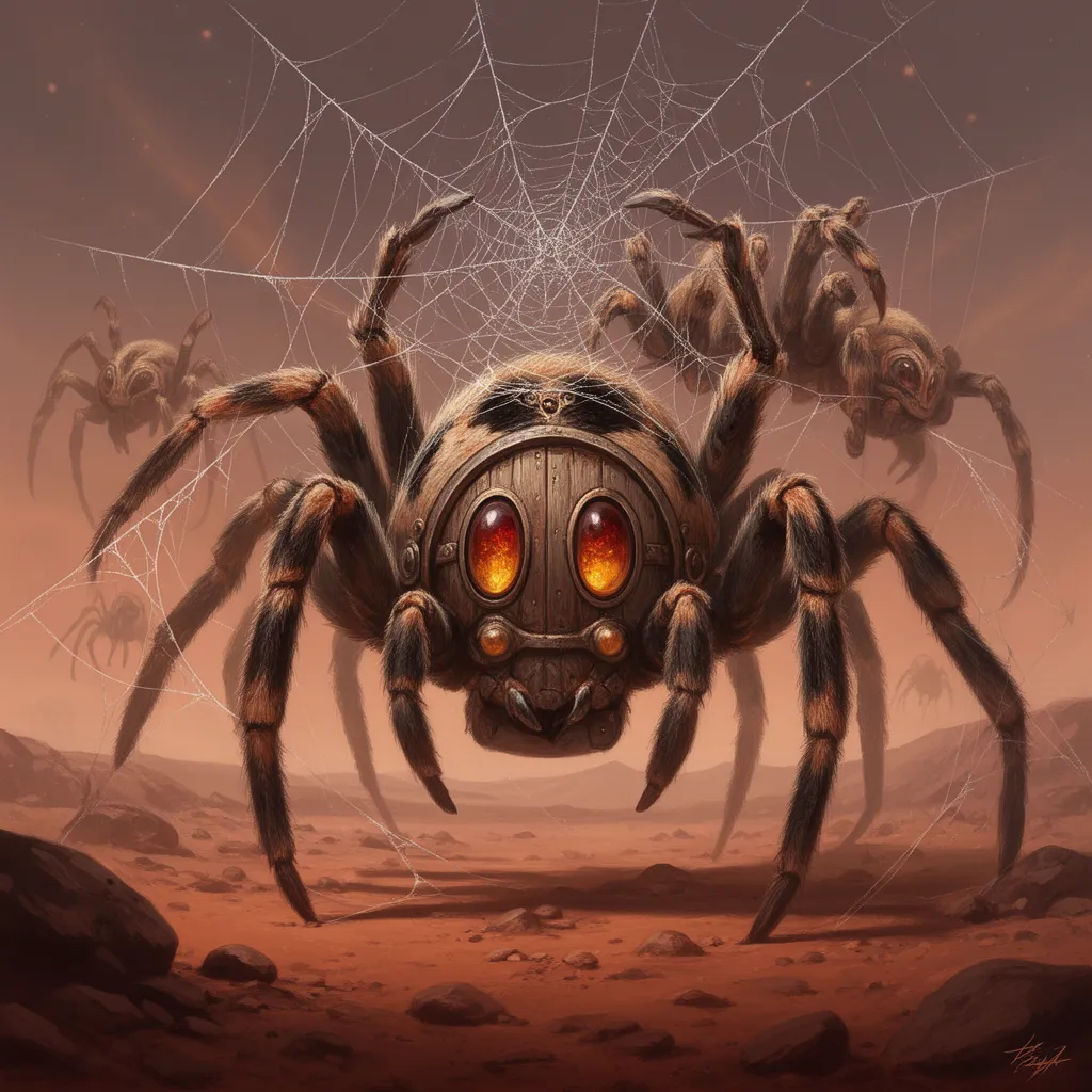 Giant arachnids of Mars artwork 2