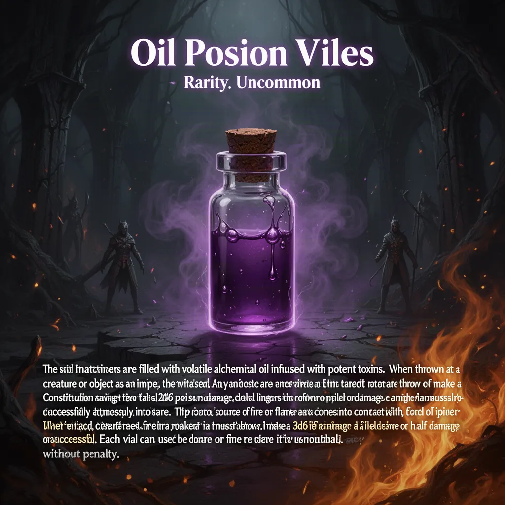 Artwork for Oil Posion Viles