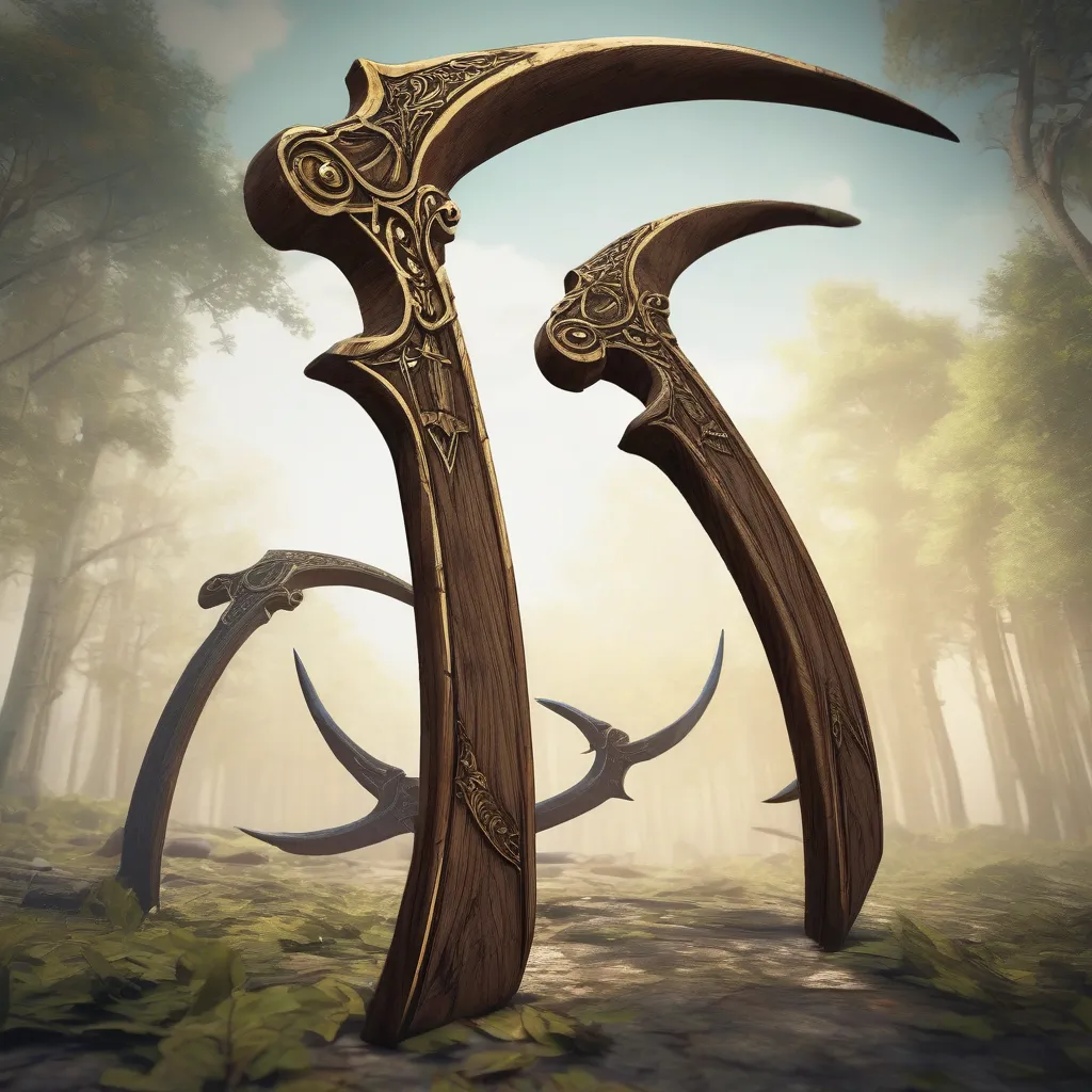 Wooden Kamas artwork 2