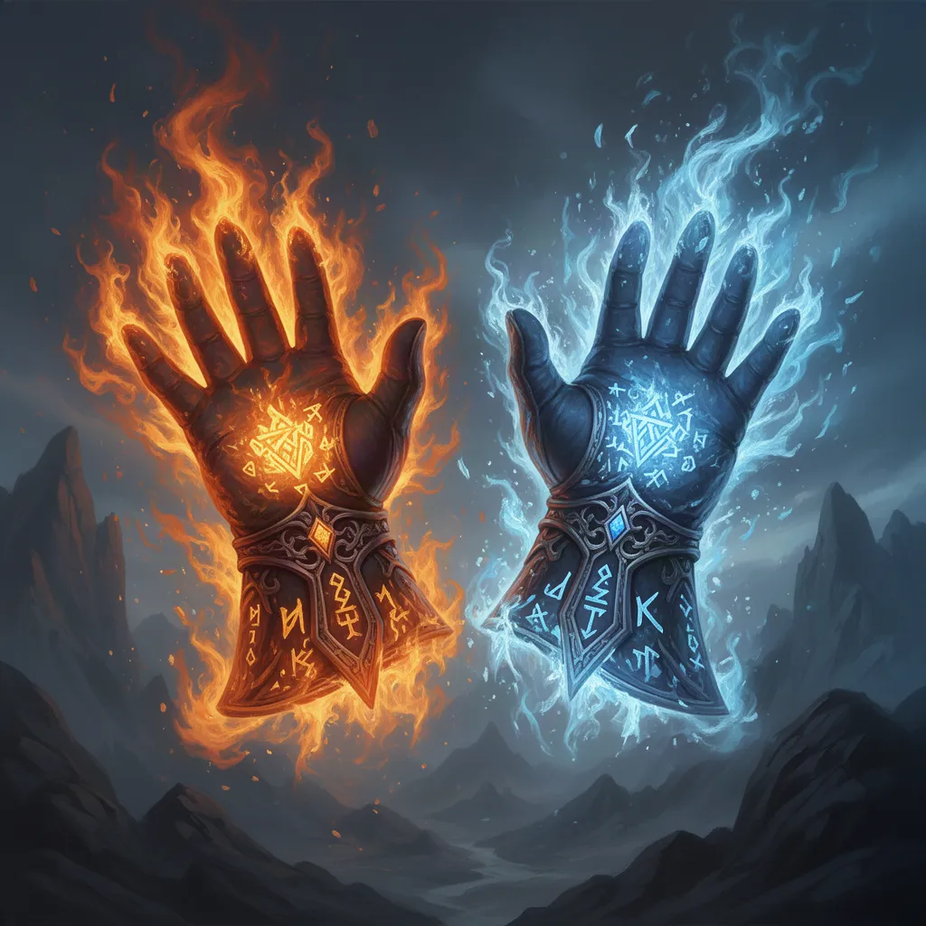 Gloves Of Frost & Flames artwork 2