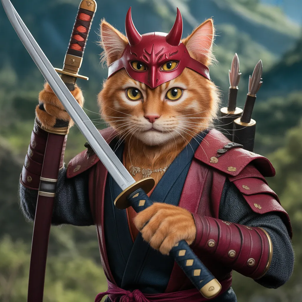 Artwork for Kage, The Ronin Cat