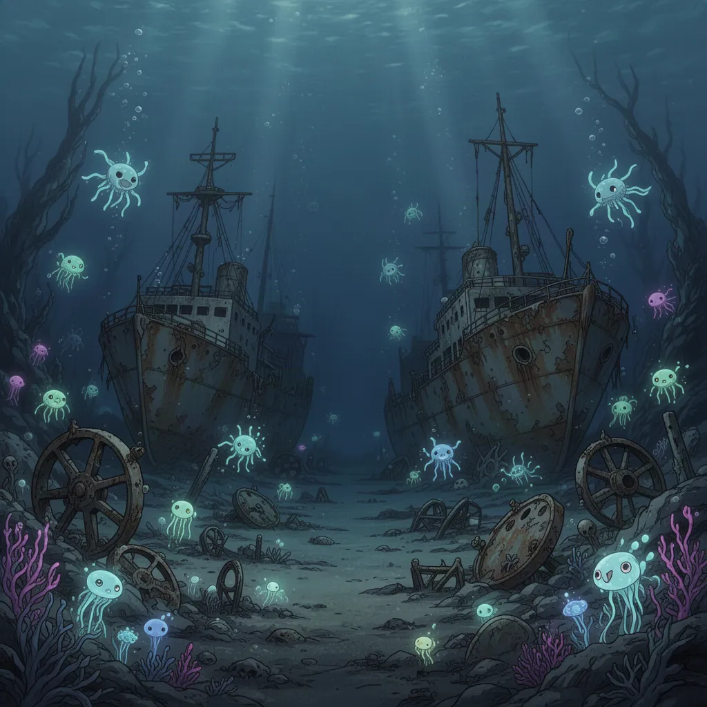 Underwater Graveyard artwork 2