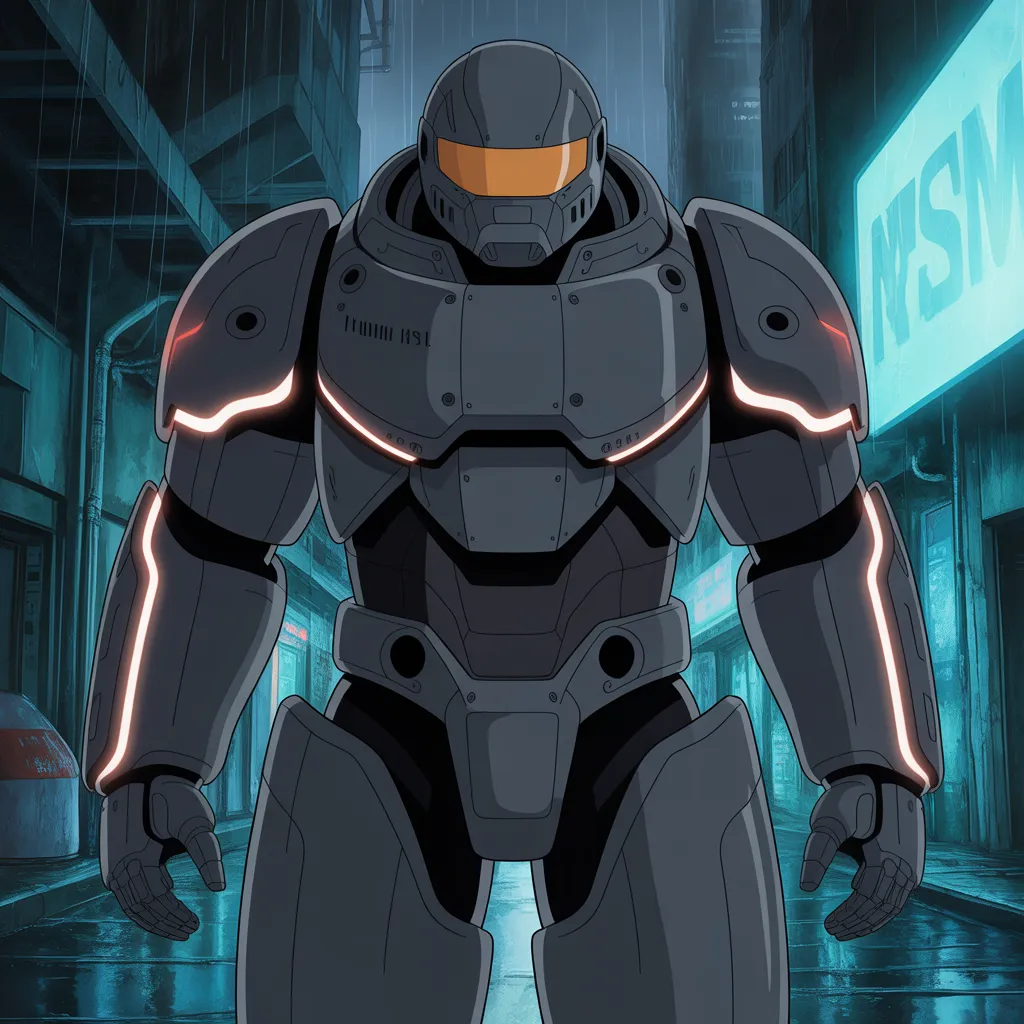 Ebony Star Power Armor artwork 2