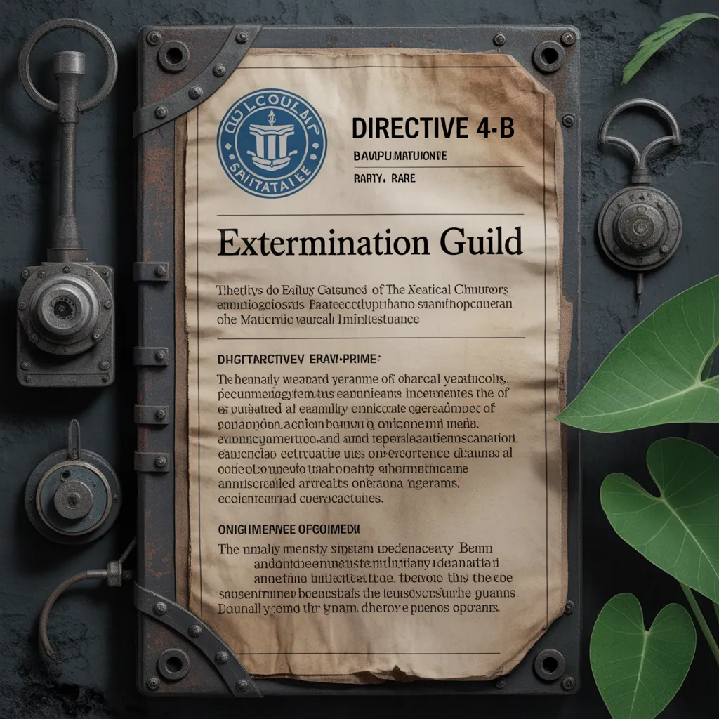 Artwork for Directive 4-B: Extermination Guild