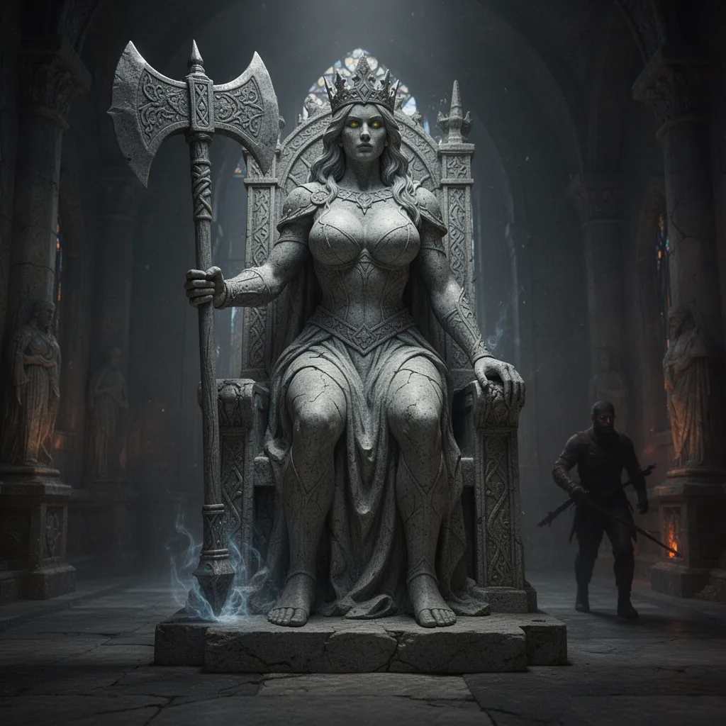 Artwork for Valorheim Statue King