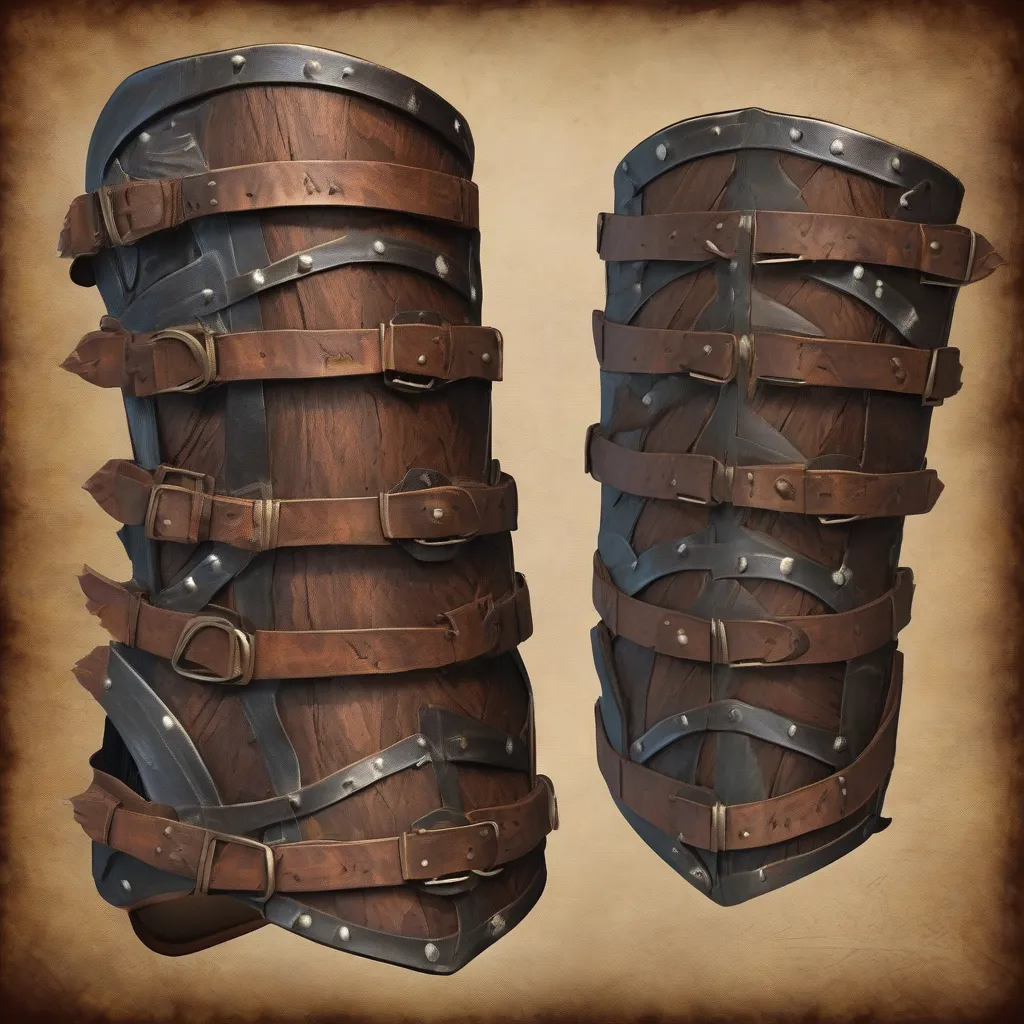 Artwork for Beginner's Wooden Leg Armor