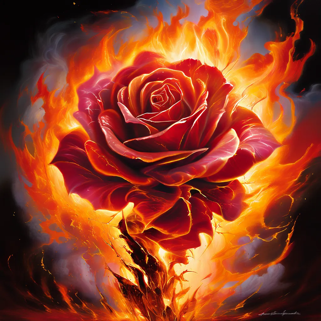 Artwork for Flame Rose Explosion