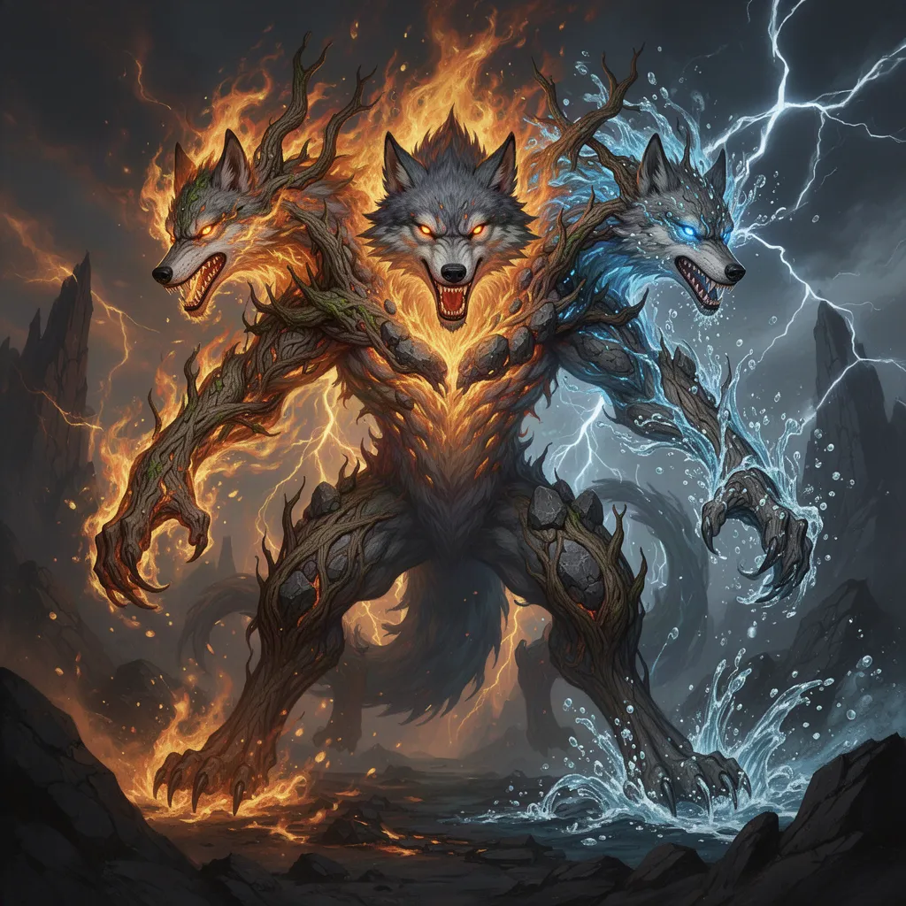 Artwork for Elemental Wolfs