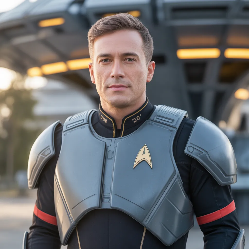 Starfleet Light Armor Cuirass Uniform artwork 3