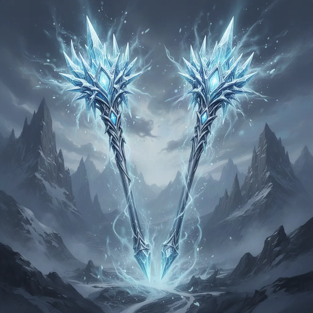 Artwork for Dual Ice Staffs