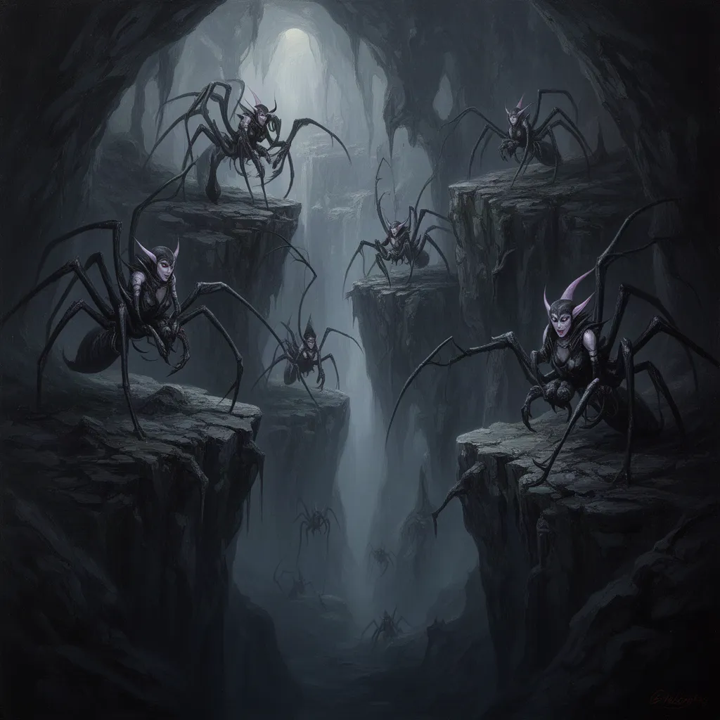 Szithlu Fanas - 1st city of Lolth-Lórien artwork 6