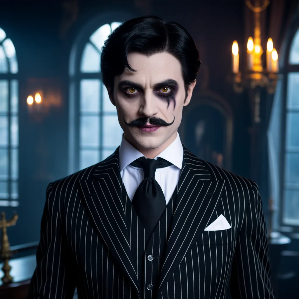 Gomez Addams artwork 3