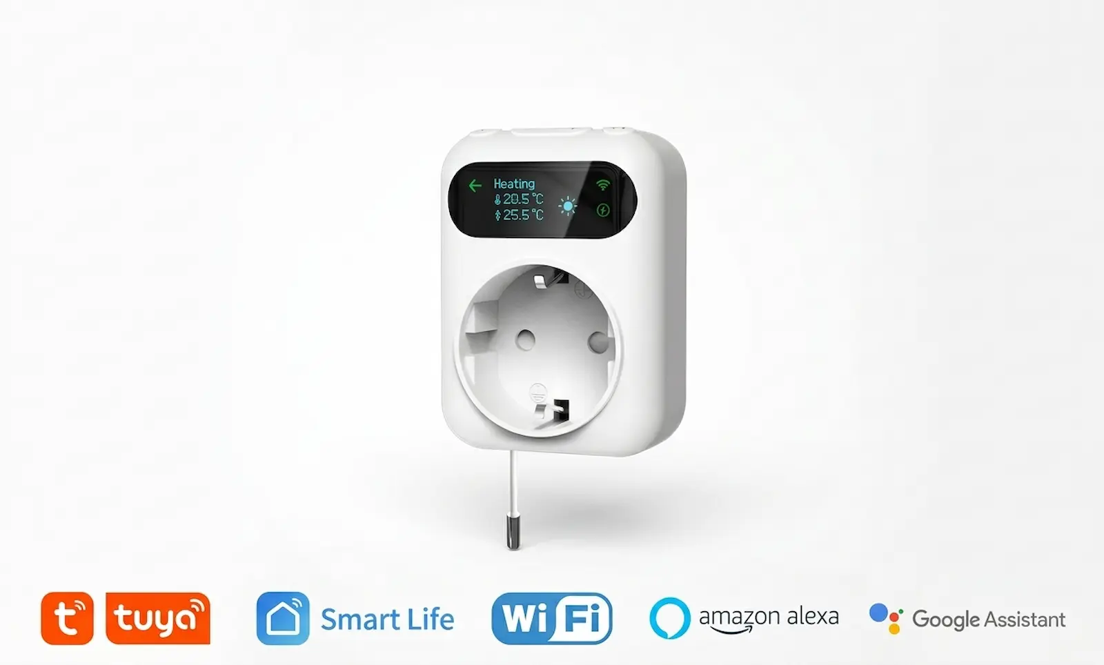 Sunlike Tec Wi-Fi Akıllı Termostat – Isıtıcılar İçin Otomatik Sıcaklık Kontrolü