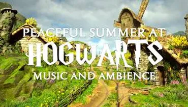 Peaceful Summer at Hogwarts Legacy - Harry Potter Music & Ambience