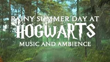 Rainy Summer Day at Hogwarts  | Harry Potter Ambience & Relaxing Music