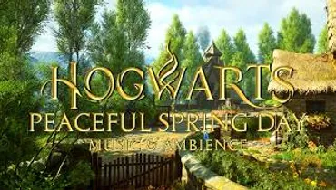 Peaceful Spring Day at Hogwarts - Harry Potter Music & Cozy Spring Atmosphere