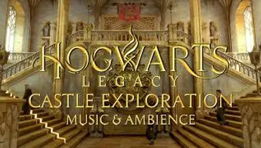 Hogwarts Castle Exploration - Calm Hogwarts Legacy Ambience - Harry Potter Music