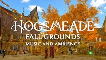 Fall Grounds in Hogsmeade - Relaxing Fall Hogwarts Ambience and Harry Potter Music for Studying
