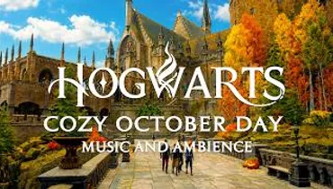 Cozy September at Hogwarts - Relaxing Fall Hogwarts Ambience and Harry Potter Music for Studying