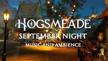 September Night at Hogsmeade - Relaxing Fall Hogwarts Ambience and Harry Potter Music for Studying