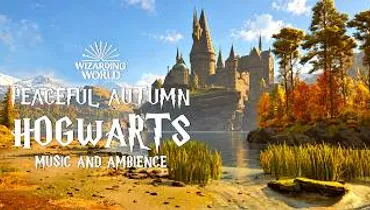 Peaceful Autumn Day at Hogwarts | Relaxing Fall Ambience & Harry Potter Music for Studying