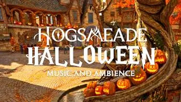 Calm Halloween Morning in Hogsmeade - Cozy Hogwarts Ambience & Harry Potter Music for Studying