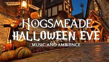 Enchanted Halloween Eve in Hogsmeade - Cozy Hogwarts Ambience & Harry Potter Music for Studying
