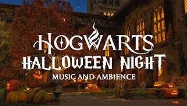 Halloween Night at Hogwarts - Cozy Hogwarts Ambience & Harry Potter Music for Studying