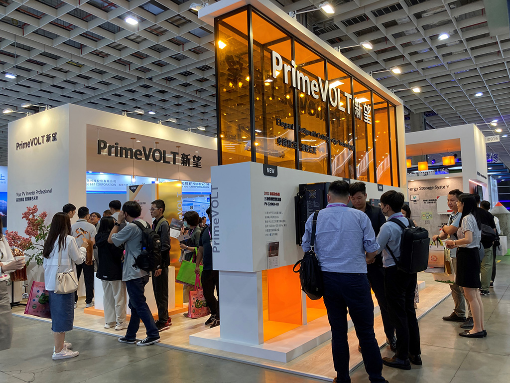 新望 PrimeVOLT 太陽光電變流器亮相台灣能源週 再度蟬聯金能獎