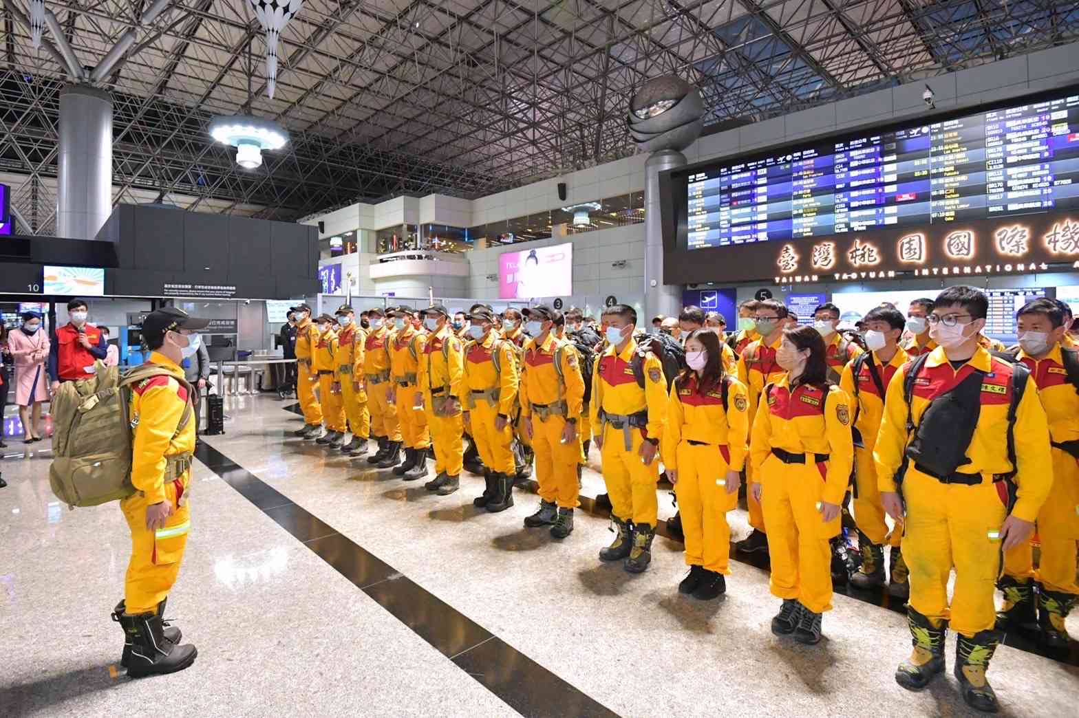 第二梯搜救隊挺進土耳其災區 陳建仁：Taiwan is helping！