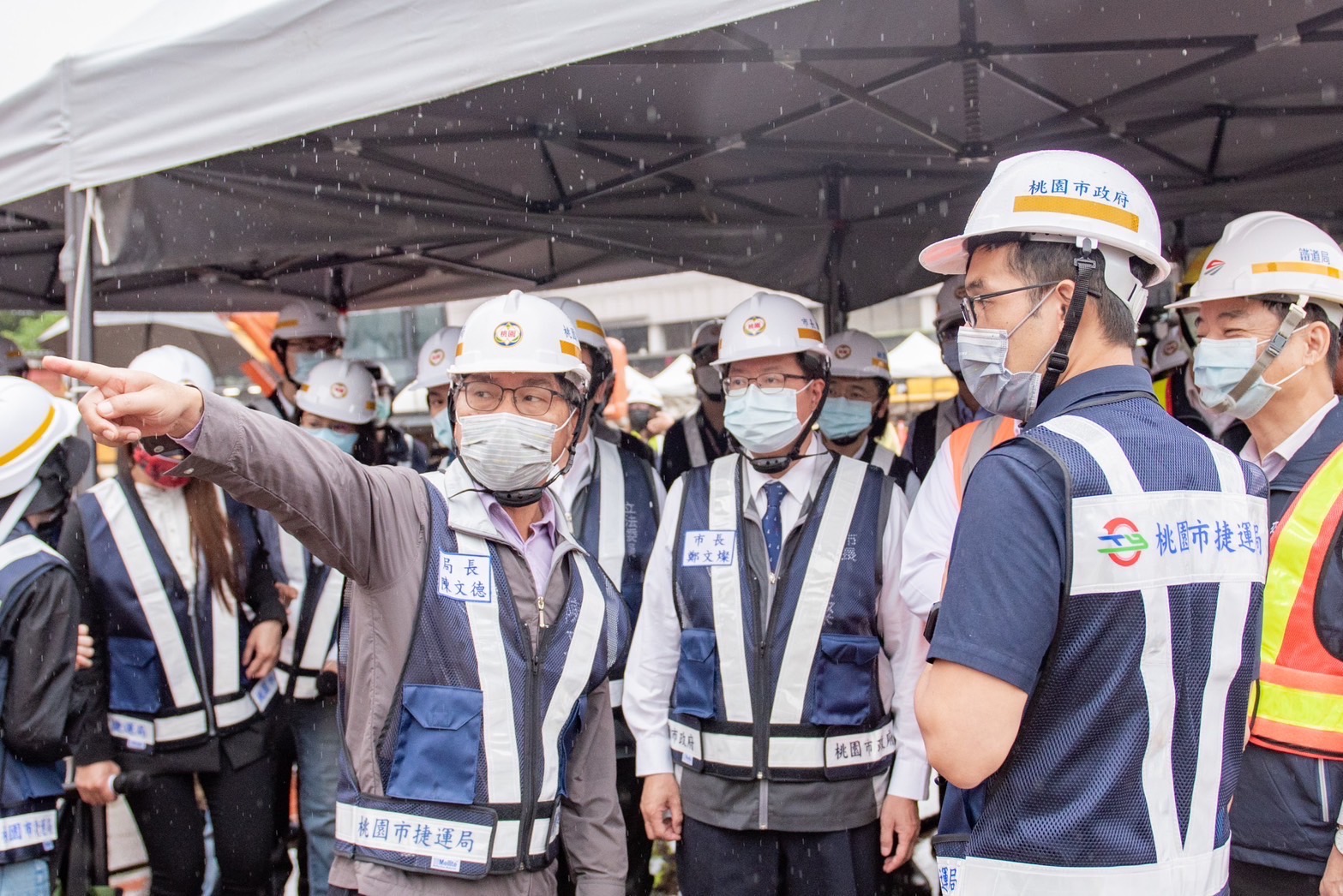總統視察機捷A22站 首都圈交通網指日可待！