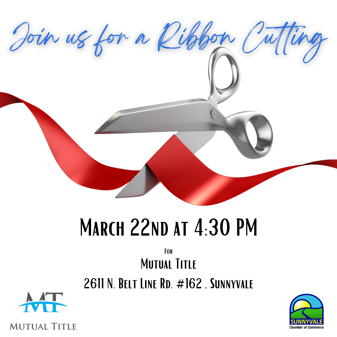 Join us for a Ribbon Cutting flyer