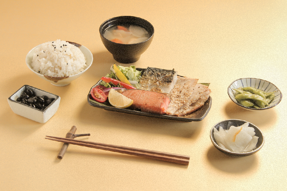 期間限定-炙烤海陸三拼定食