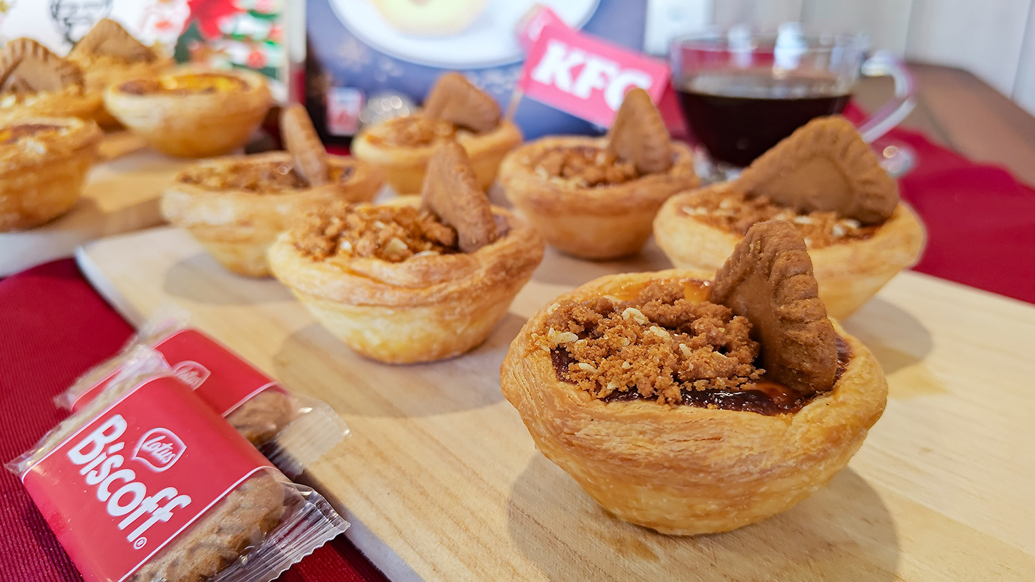 Biscoff®焦糖脆餅蛋撻