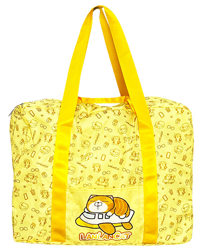 白爛貓收納旅行包-展開正面NTD90