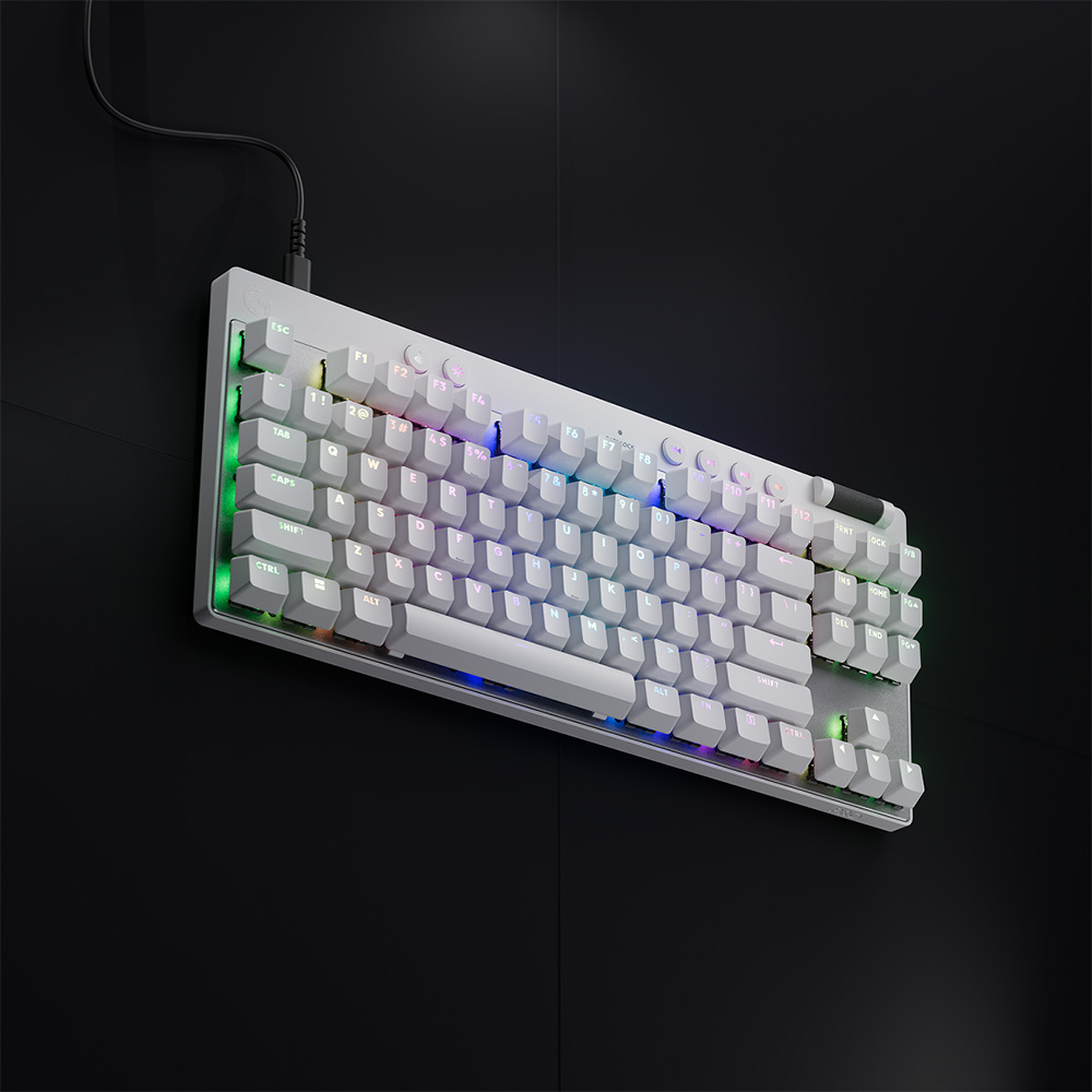 PRO X TKL RAPID將於羅技官方旗艦館和GAME休閒館首波獨家販售，共推出黑、白、桃三色，建議售價6,490元。