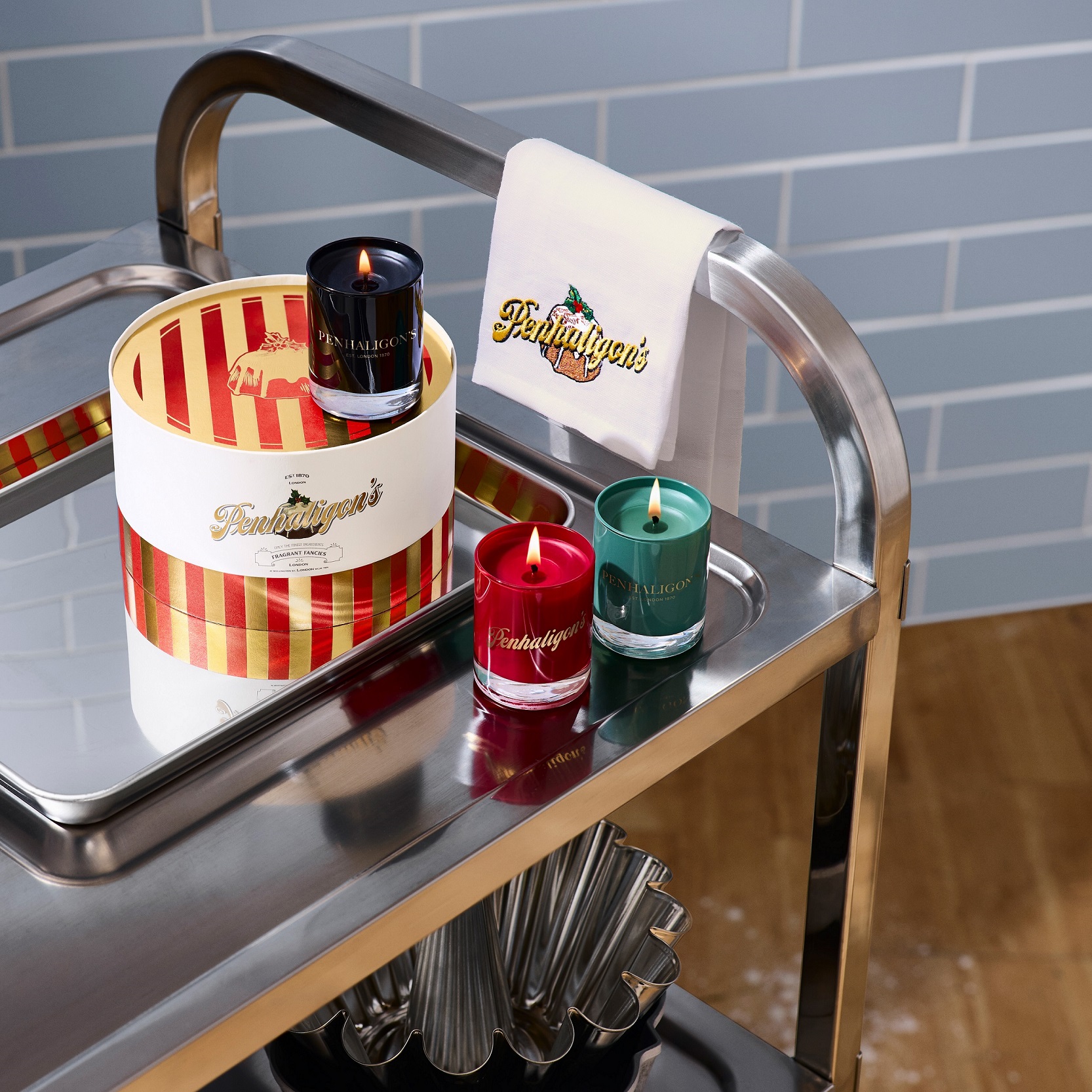 誠品生活南西「PENHALIGON’S潘海利根」2024節日香氛蠟燭三入組