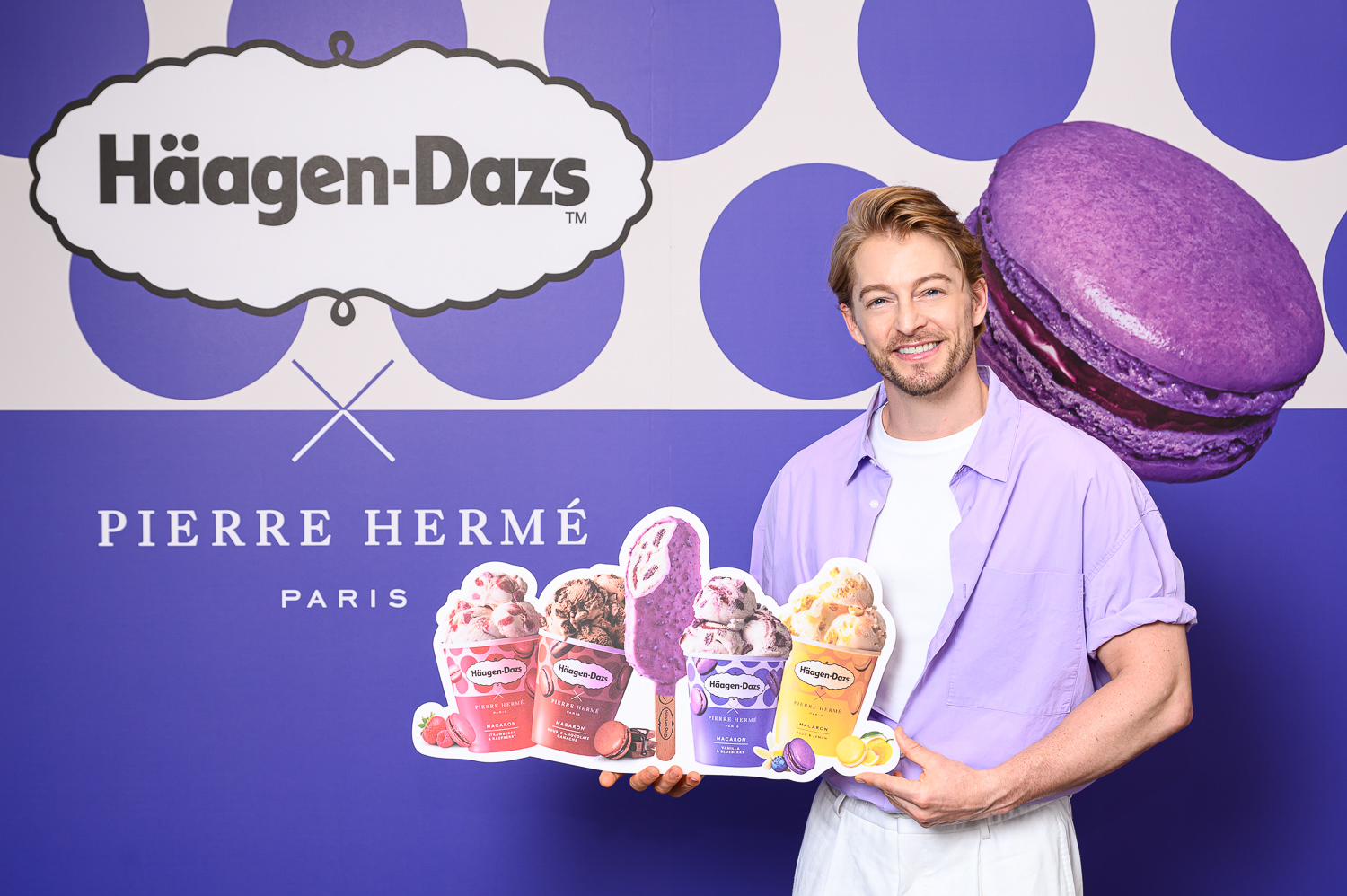 法籍男星法比歐出席Häagen-Dazs美麗華旗艦店一日店長，品味「極緻經典，法式驚豔」的法式浪漫.jpg