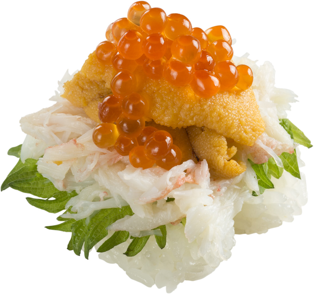 海膽鮭魚卵蟹肉總匯